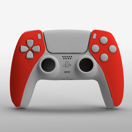 PS5 Soft Touch Faceplates - Battle Beaver Customs - ATL FaZe Red