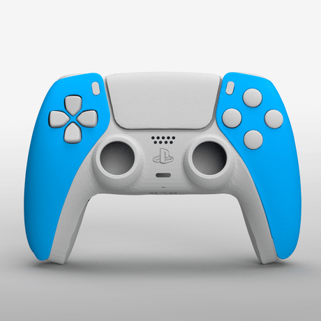 PS5 Soft Touch Faceplates - Battle Beaver Customs - Soft Touch Battle Beaver Blue