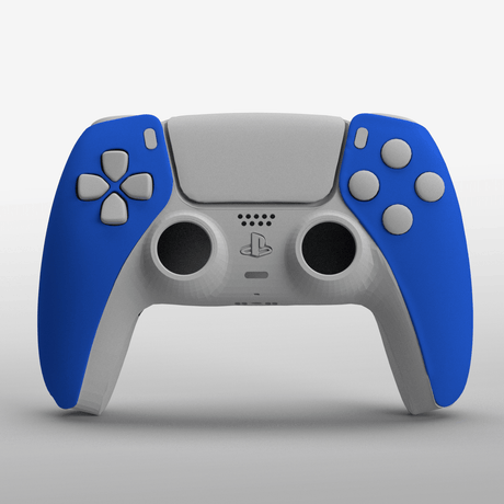 PS5 Soft Touch Faceplates - Battle Beaver Customs - Soft Touch Blue
