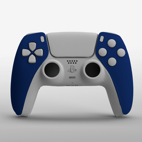PS5 Soft Touch Faceplates - Battle Beaver Customs - Soft Touch Midnight Blue
