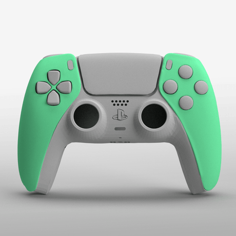 PS5 Soft Touch Faceplates - Battle Beaver Customs - Soft Touch Mint Green