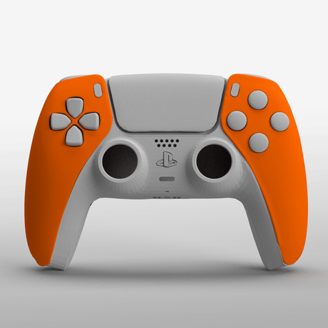 PS5 Soft Touch Faceplates - Battle Beaver Customs - Soft Touch Orange