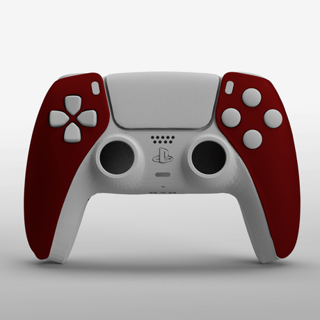 PS5 Soft Touch Faceplates - Battle Beaver Customs - Soft Touch Red