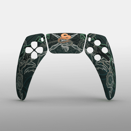 PS5 Soft Touch Hydrodip Faceplate - Battle Beaver Customs - Soft Touch Snake (6)