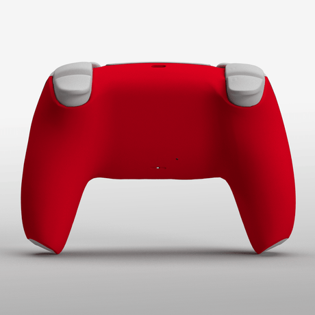 PS5 Soft Touch Rear Shell - Battle Beaver Customs - Soft Touch Bright Red