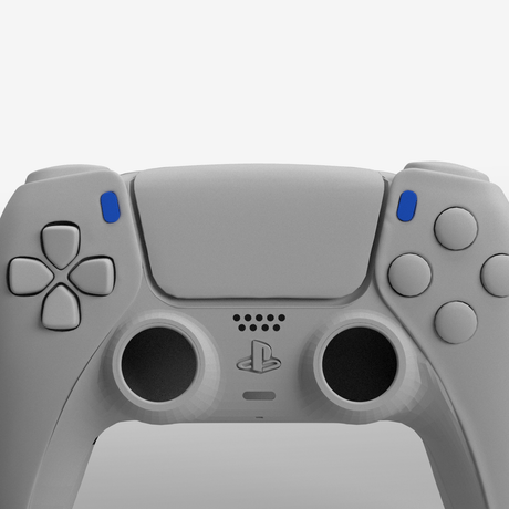 PS5 Soft Touch Share/Options - Battle Beaver Customs - Soft Touch Blue