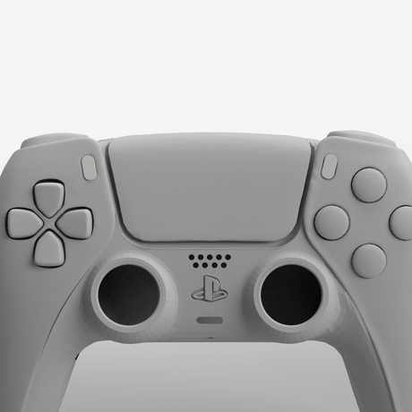 PS5 Soft Touch Share/Options - Battle Beaver Customs - Soft Touch Gulag Grey