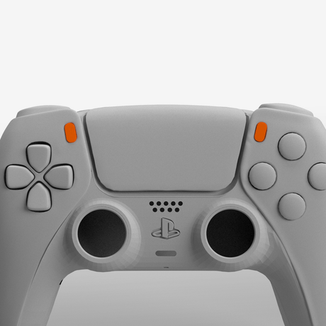 PS5 Soft Touch Share/Options - Battle Beaver Customs - Soft Touch Orange