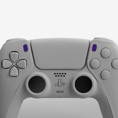 PS5 Soft Touch Share/Options - Battle Beaver Customs - Soft Touch Purple