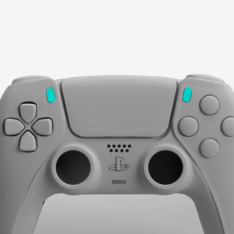 PS5 Soft Touch Share/Options - Battle Beaver Customs - Soft Touch Sky Blue