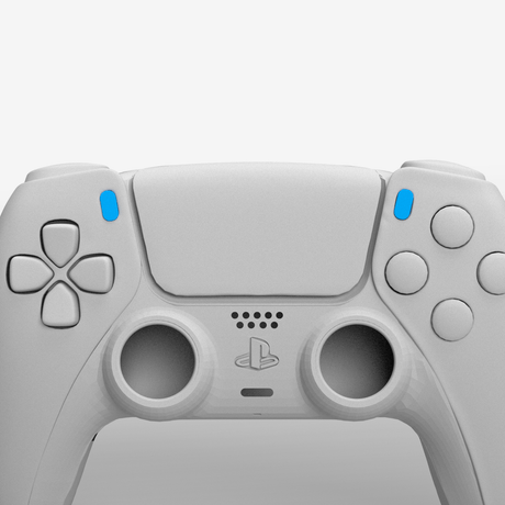 PS5 Soft Touch Share/Options - Battle Beaver Customs - Soft Touch White