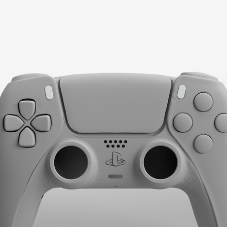 PS5 Soft Touch Share/Options - Battle Beaver Customs - Soft Touch White