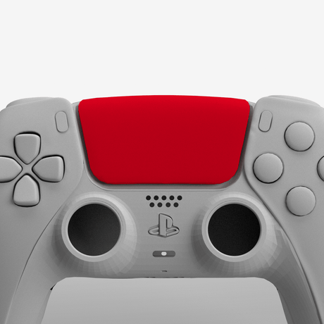 PS5 Soft Touch Touchpad - Battle Beaver Customs - Soft Touch Bright Red