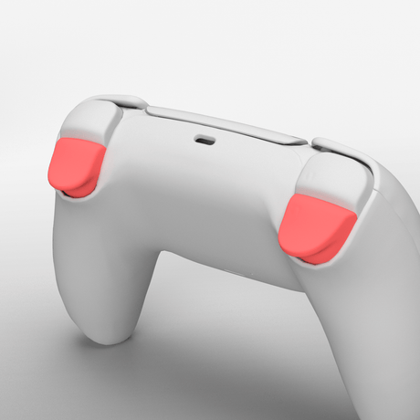 PS5 Soft Touch Triggers - Battle Beaver Customs - Soft Touch Coral