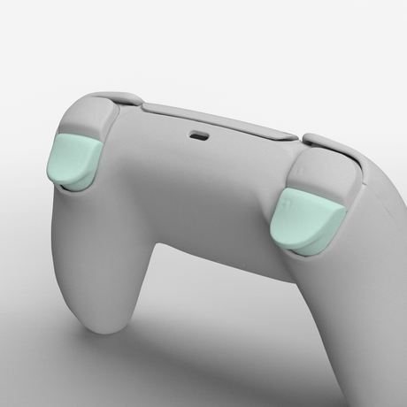 PS5 Soft Touch Triggers - Battle Beaver Customs - Soft Touch Light Cyan