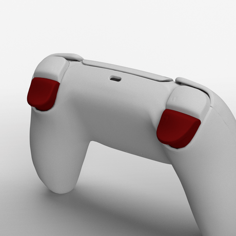 PS5 Soft Touch Triggers - Battle Beaver Customs - Soft Touch Red