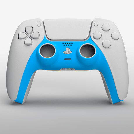 PS5 Soft Touch Trim Piece - Battle Beaver Customs - Soft Touch Battle Beaver Blue