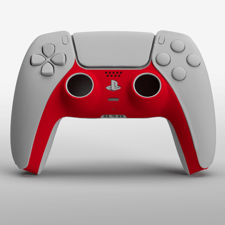 PS5 Soft Touch Trim Piece - Battle Beaver Customs - Soft Touch Bright Red