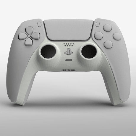 PS5 Soft Touch Trim Piece - Battle Beaver Customs - Soft Touch Gulag Grey