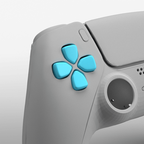 PS5 Solid D - Pad - Battle Beaver Customs - Solid Light Blue
