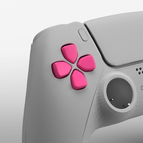 PS5 Solid D - Pad - Battle Beaver Customs - Solid Pink