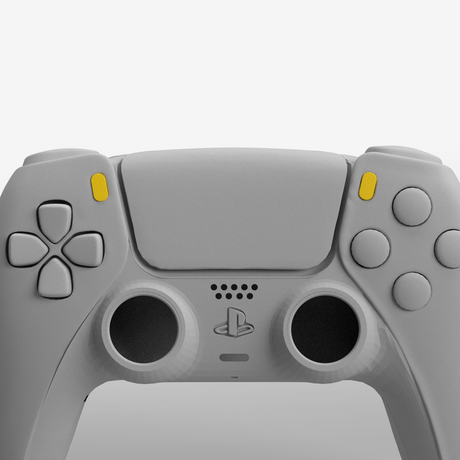 PS5 Solid Share/Options - Battle Beaver Customs - Solid Yellow