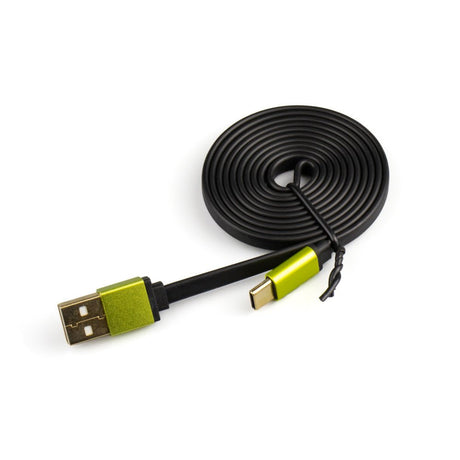 USB - A 2.0 to Type - C Cable - Battle Beaver Customs - Green