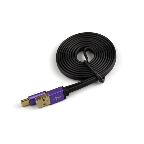 USB - A 2.0 to Type - C Cable - Battle Beaver Customs - Purple