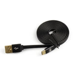 USB - A 2.0 to Type - C Cable - Battle Beaver Customs - Black