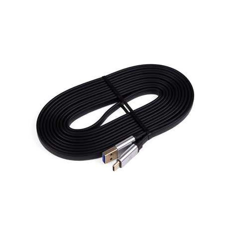 USB - A 3.0 to Type - C Cable - Battle Beaver Customs - Silver