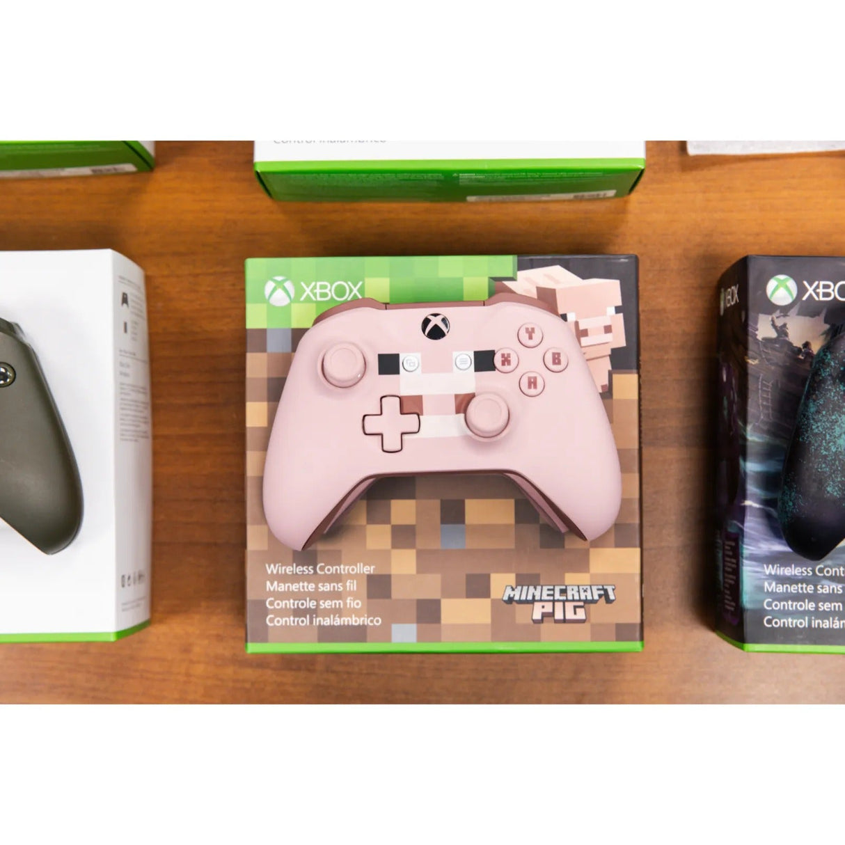 Xbox Controller Collection - Battle Beaver Customs - Xbox One - Minecraft Pig