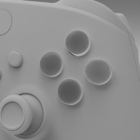 XSX Crystal ABXY - Battle Beaver Customs - Crystal Clear