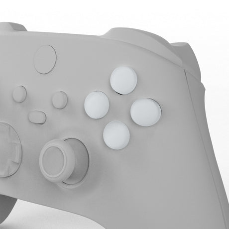 XSX Soft Touch ABXY - Battle Beaver Customs - Soft Touch White