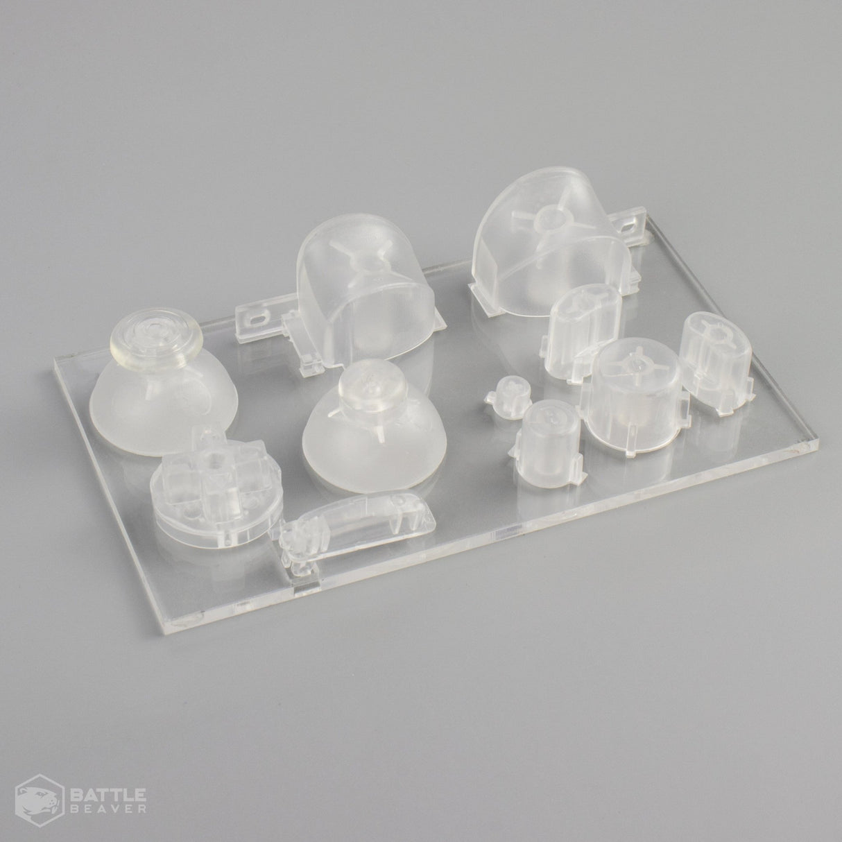 3rd Party Gamecube Parts Kit - Battle Beaver Customs - Clear