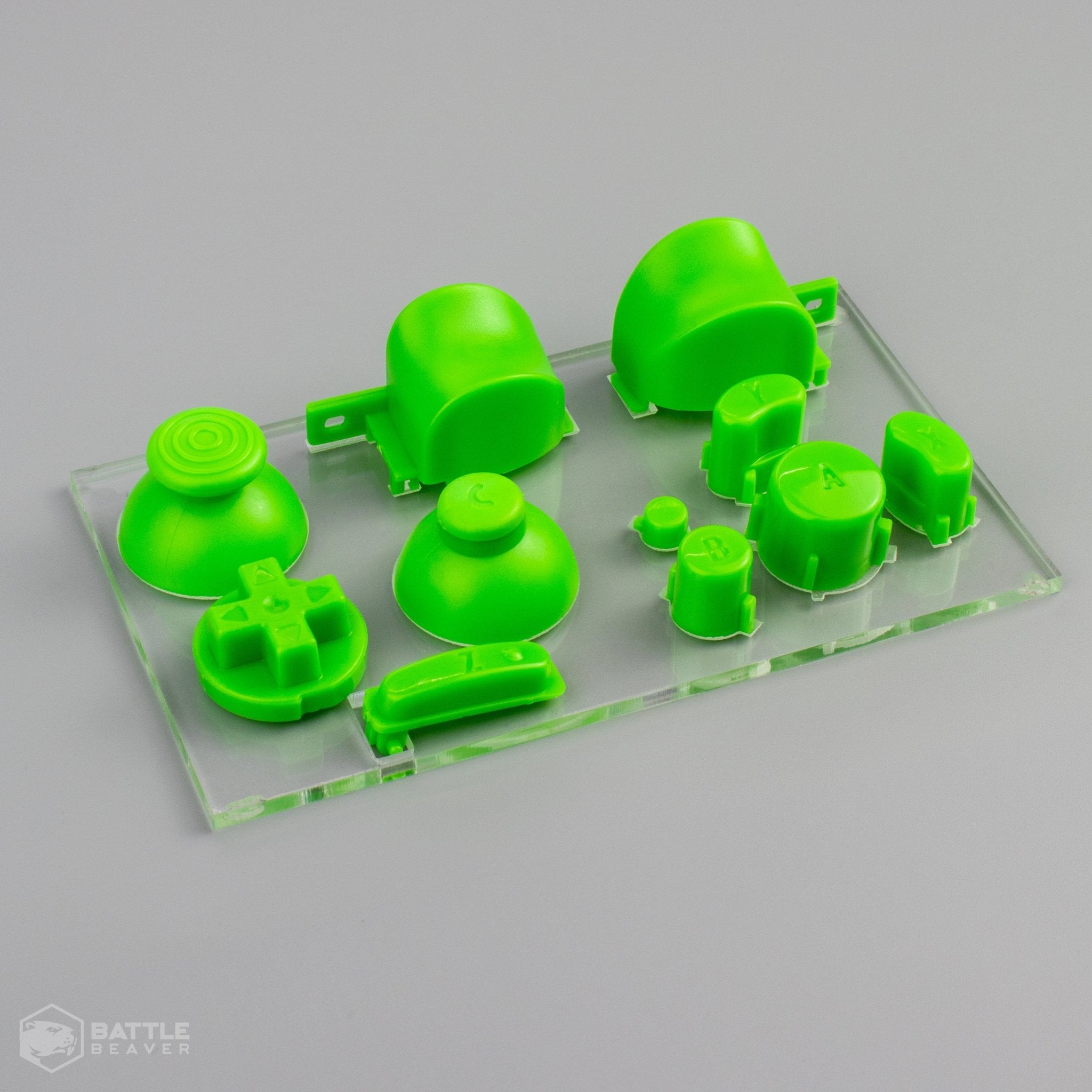 3rd Party Gamecube Parts Kit - Battle Beaver Customs - Green