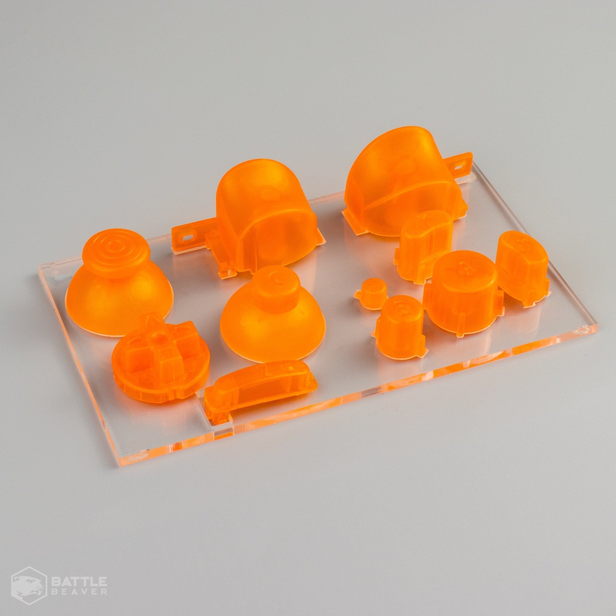 3rd Party Gamecube Parts Kit - Battle Beaver Customs - Crystal Orange