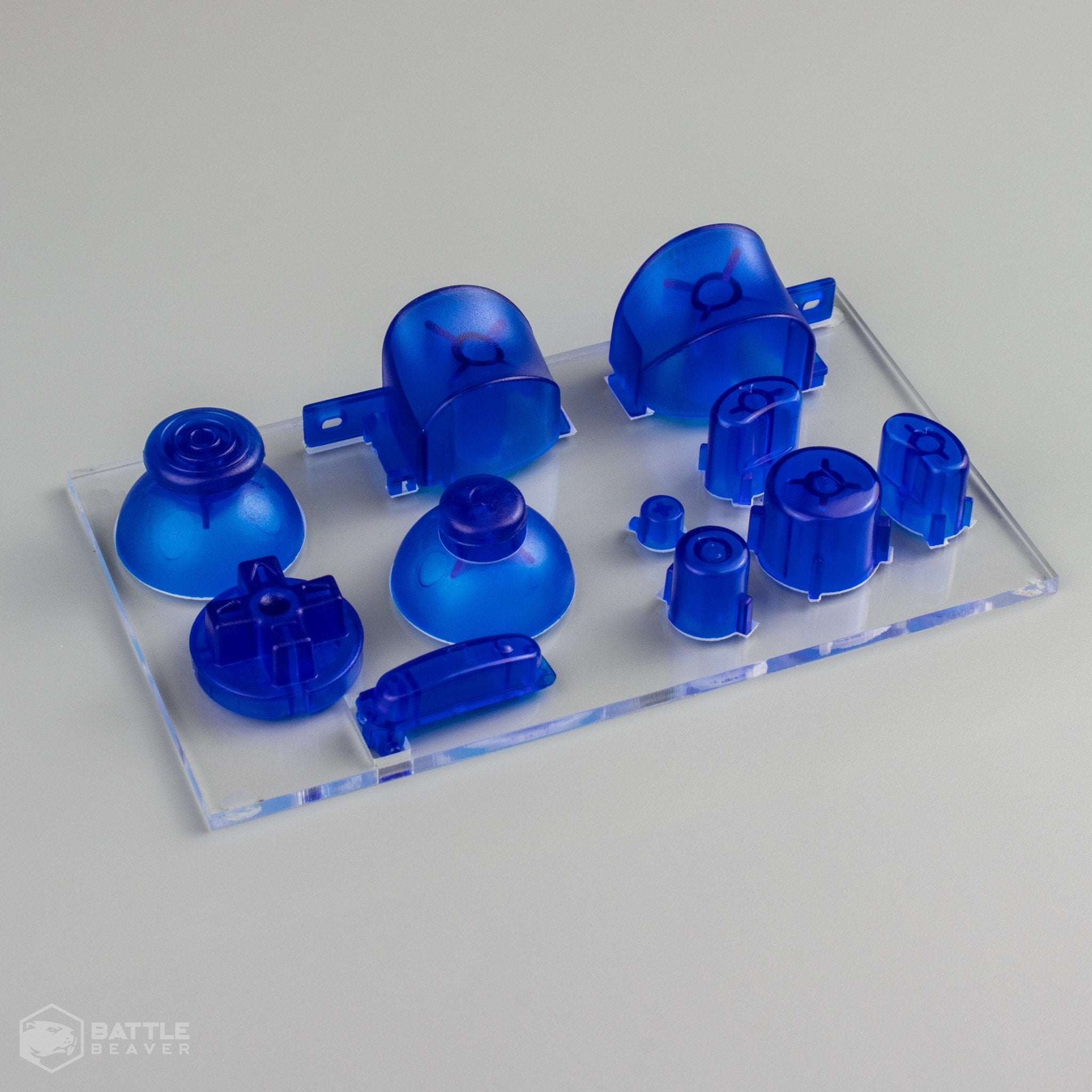 3rd Party Gamecube Parts Kit - Battle Beaver Customs - Crystal Blue