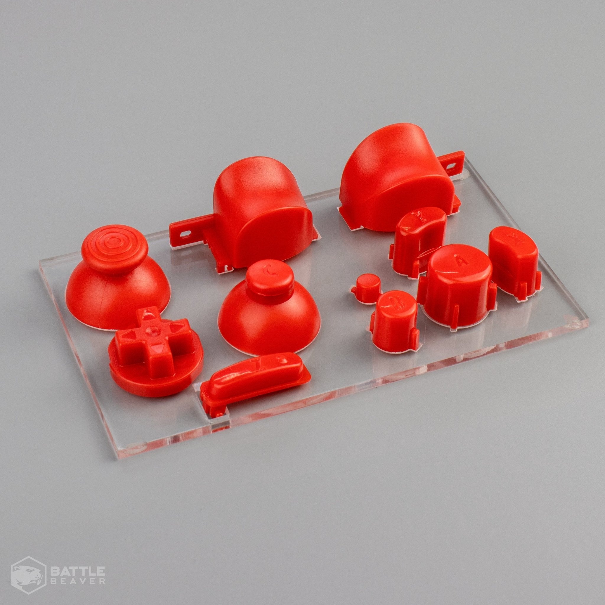 3rd Party Gamecube Parts Kit - Battle Beaver Customs - Red