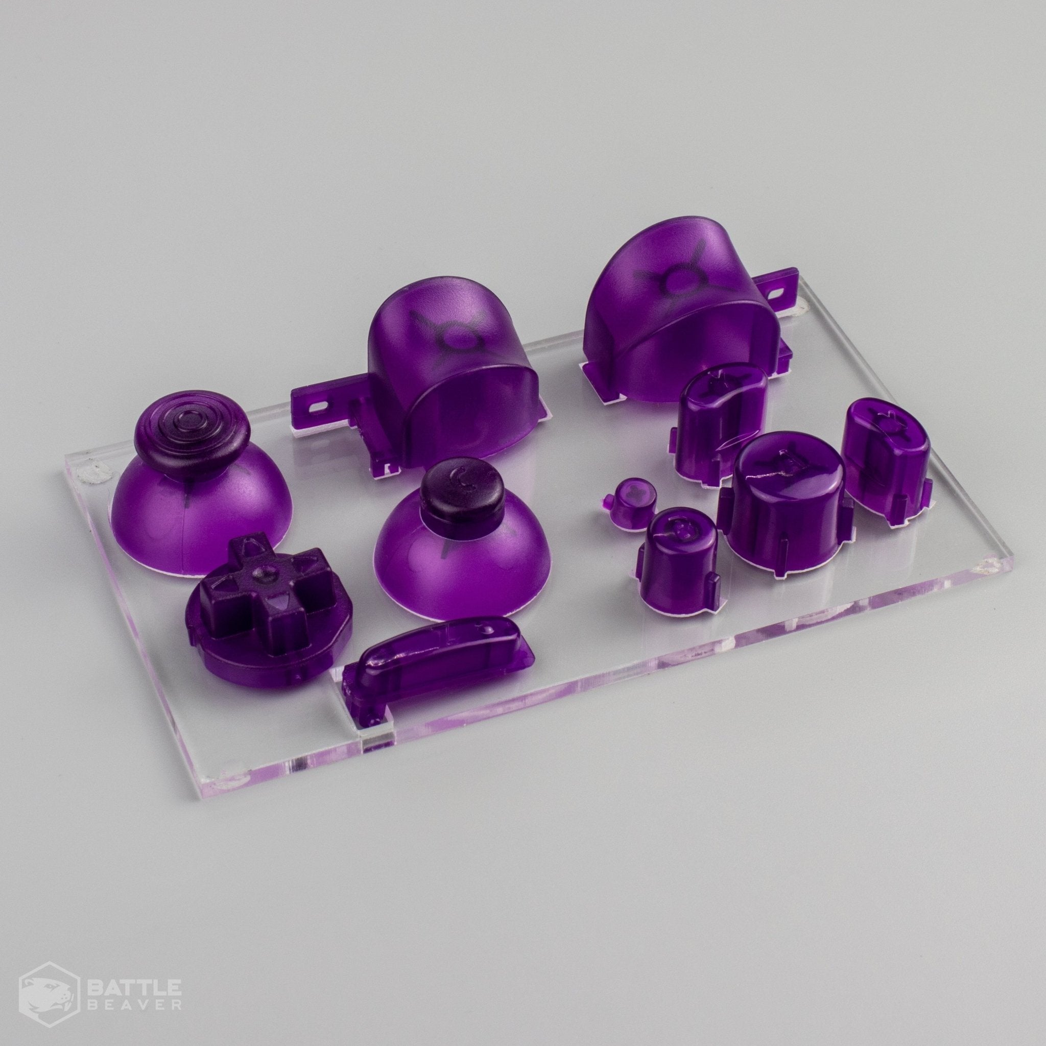 3rd Party Gamecube Parts Kit - Battle Beaver Customs - Crystal Purple