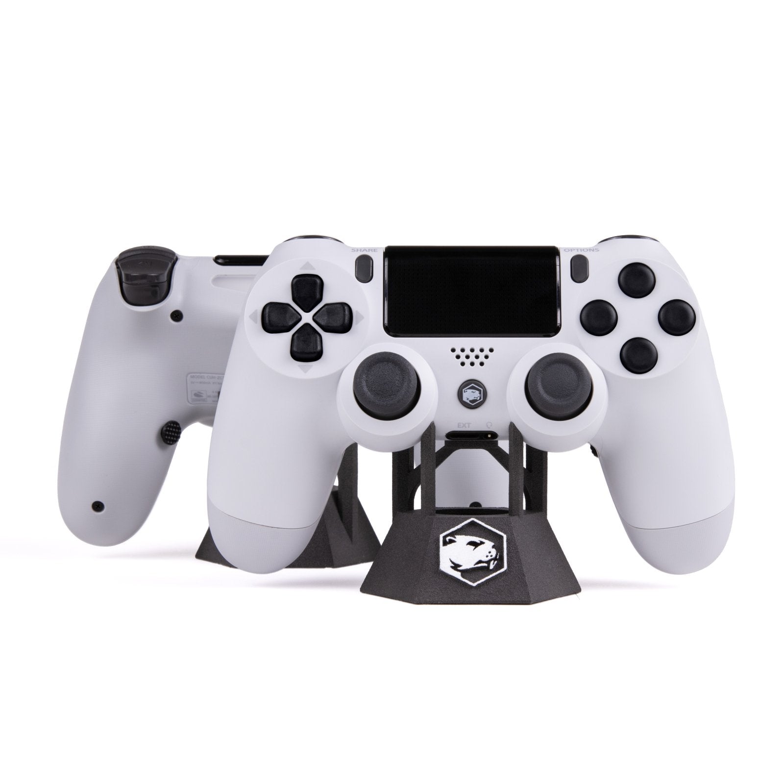 Black and store white controller ps4