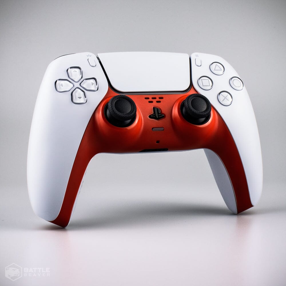 PS5 DualSense Trim Piece - Battle Beaver Customs - Red