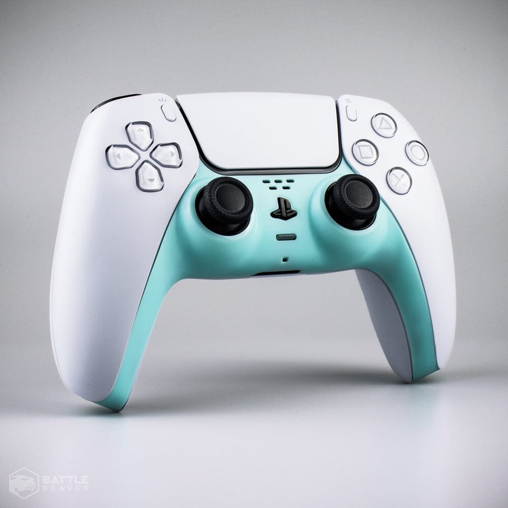 PS5 DualSense Trim Piece - Battle Beaver Customs - Light Blue