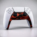 PS5 DualSense Trim Piece - Battle Beaver Customs - Red Camo