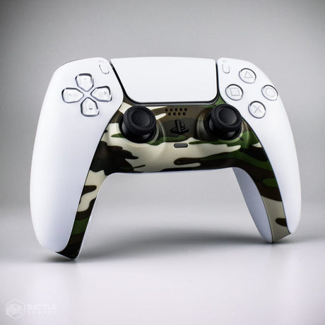 PS5 DualSense Trim Piece - Battle Beaver Customs - Green Camo