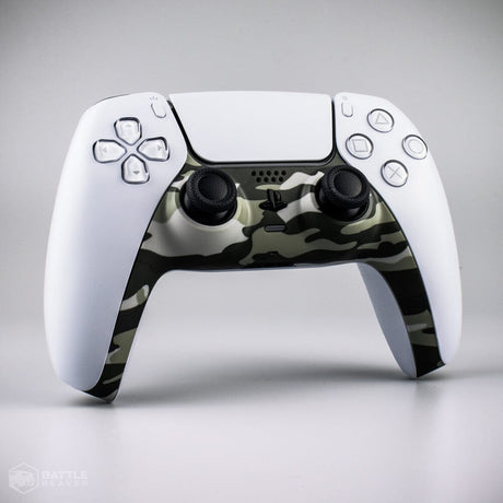 PS5 DualSense Trim Piece - Battle Beaver Customs - Grey Camo