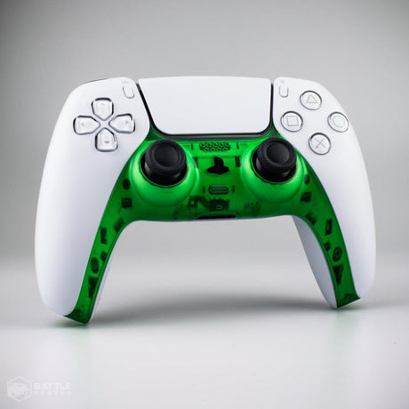 PS5 DualSense Trim Piece - Battle Beaver Customs - Clear Green