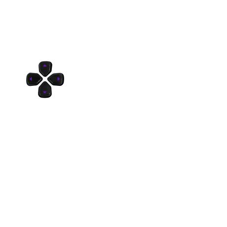 PS5 Lettered D-Pad - Battle Beaver Customs - Lettered Black/Purple