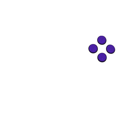 XSX Soft Touch ABXY - Battle Beaver Customs - Soft Touch Purple